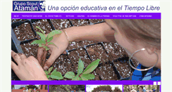 Desktop Screenshot of gruposcoutataman.org